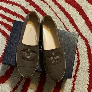 Prada espadrilles brown size 41